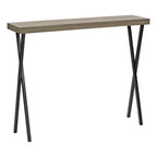 Data Console Table Oak Effect