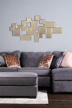 Block Rectangle Mirror 140 x 70cm