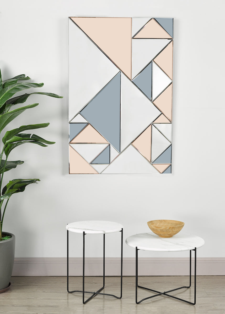 Ephesus Rectangle Mirror Smoked & Rose Gold 120cm x 80cm