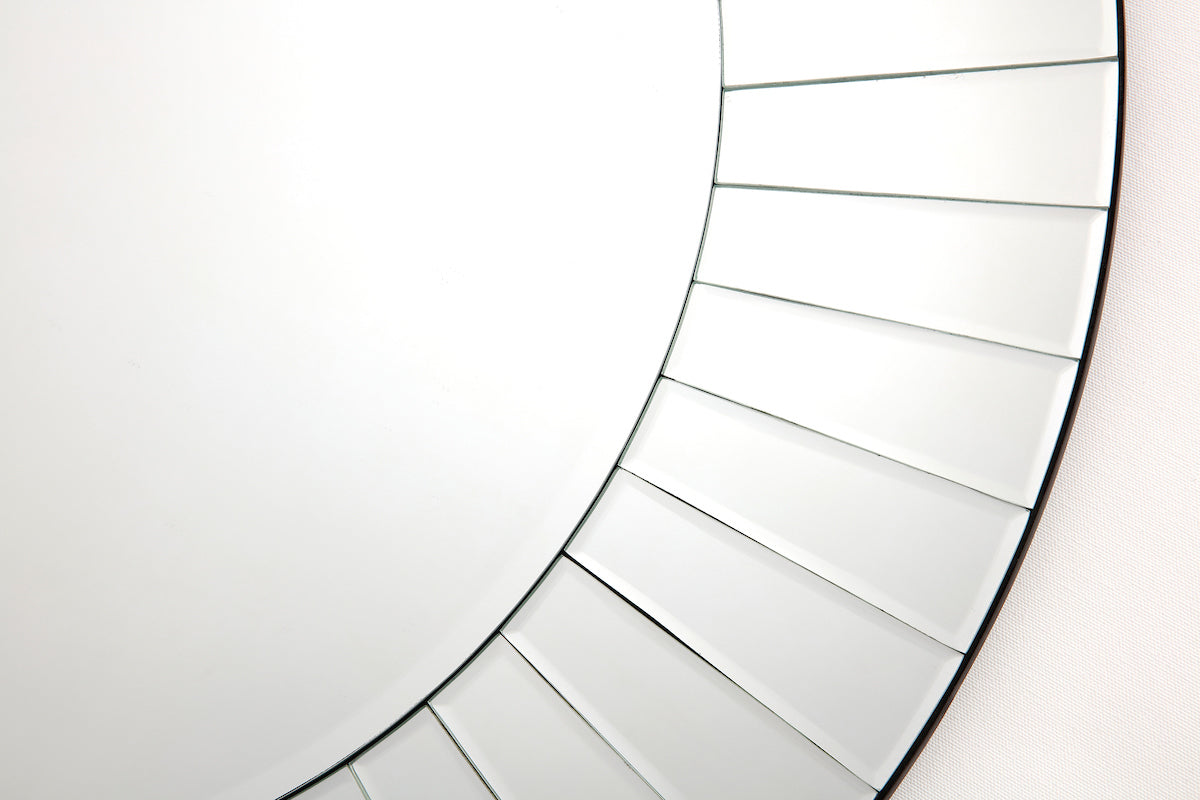 Lahaina Bevelled Round Mirror 80cm