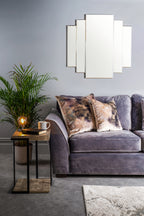 Odeon Rectangle Stepped Mirror 88 x 88cm