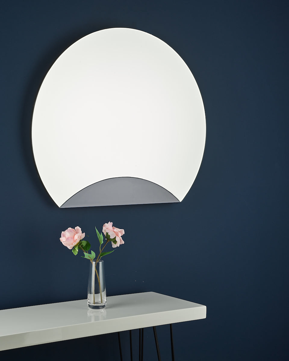 Rise Mirror With Smoked Panel Detail 60 x 70cm