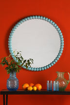 Ruan Round Mirror Blue 70cm