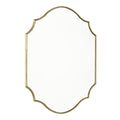 Ruggiero Rectangle Mirror With Gold Detail 70 x 50cm