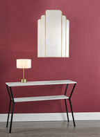 Skovgaard Rectangle Mirror With Gold Detail 90 x 60cm