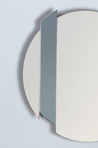 Yulia Silver And Smoked Mirror 50cm