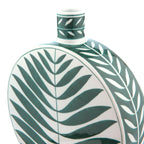 Ozanka Ceramic Green & White Vase