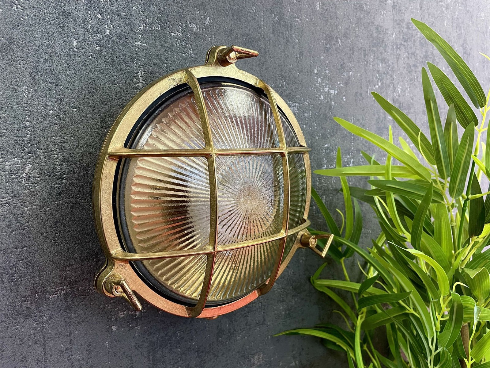 Small Porthole Bulkhead Raw Brass