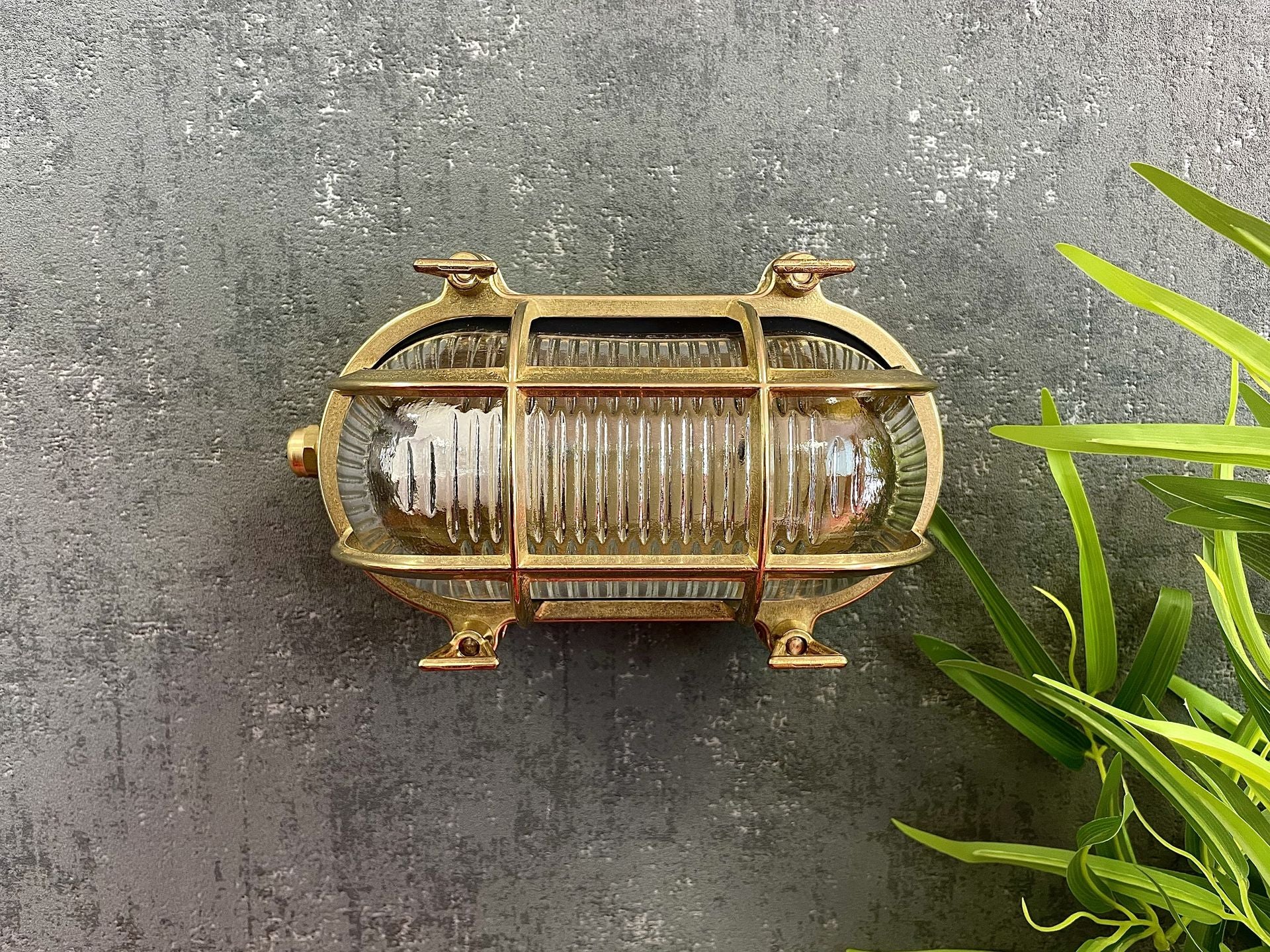 Small Standard Bulkhead Raw Brass