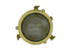 Plain Mini Porthole Bulkhead Raw Brass