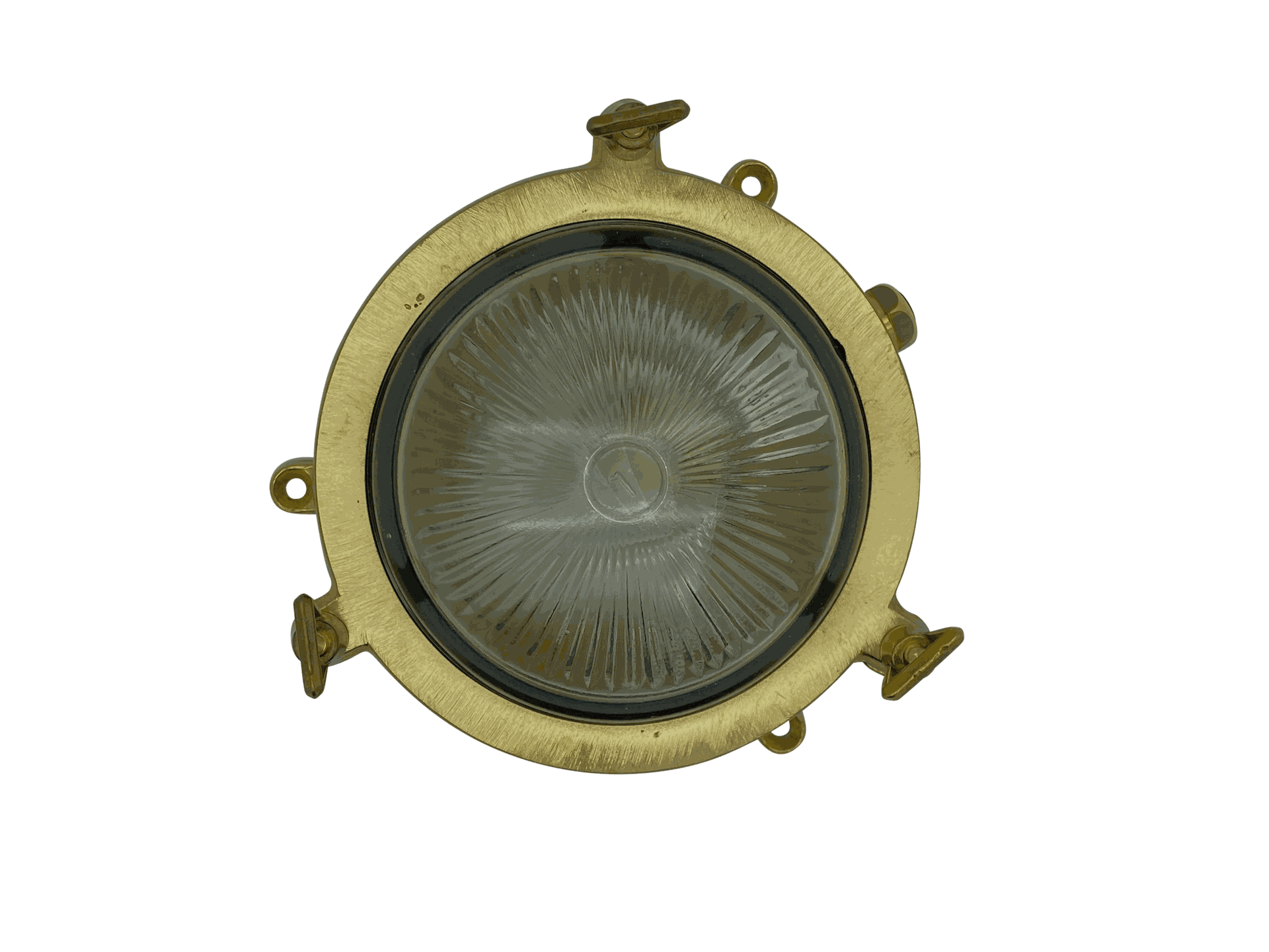 Plain Mini Porthole Bulkhead Raw Brass
