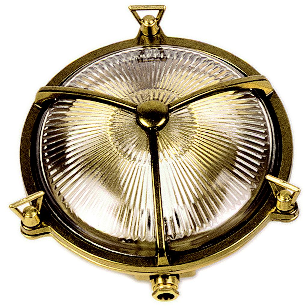 Trident Porthole Bulkhead Raw Brass