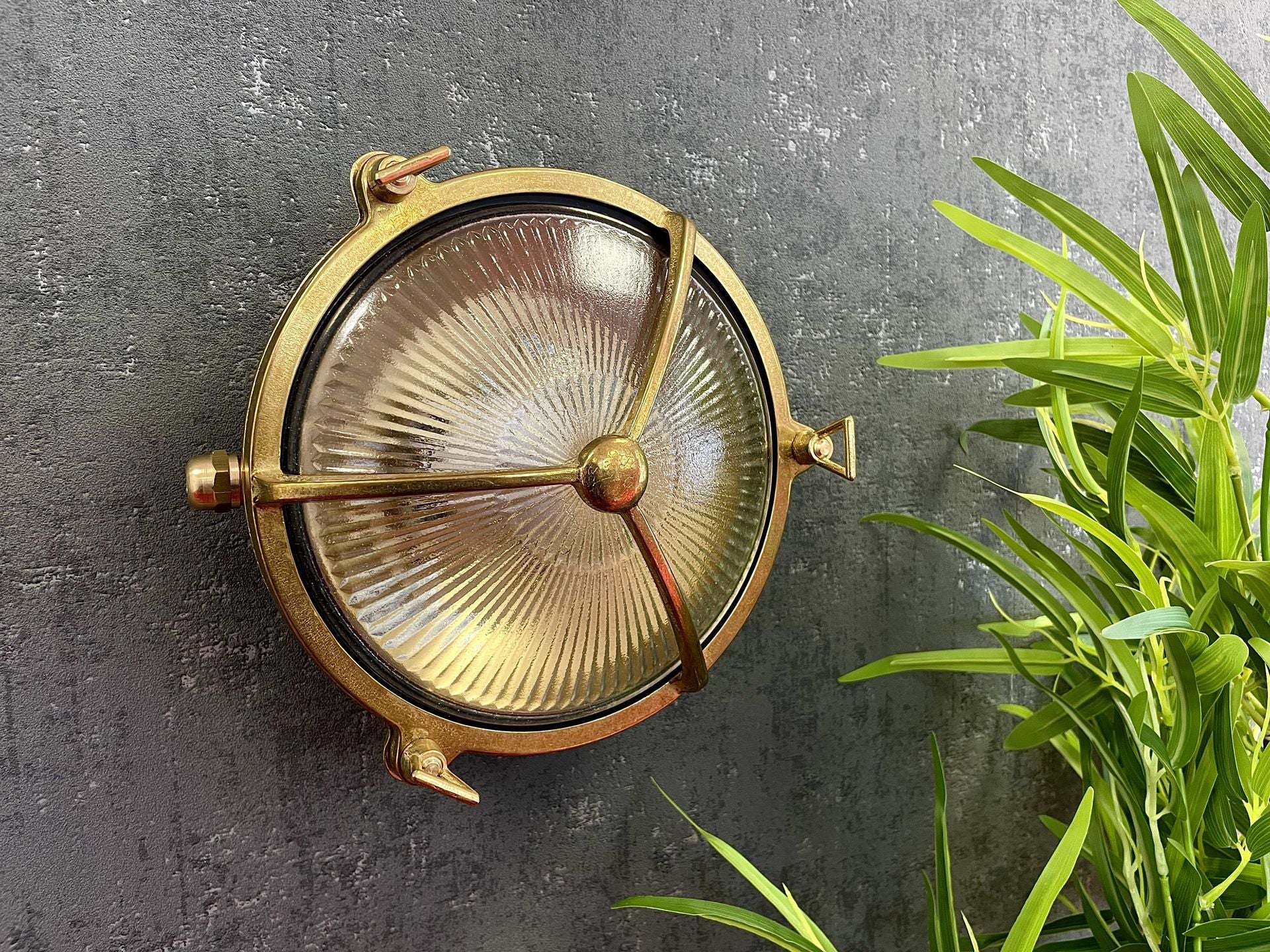 Trident Porthole Bulkhead Raw Brass