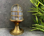 Large Post Light Raw Brass