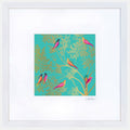 Green Hummingbird Small Wall Art