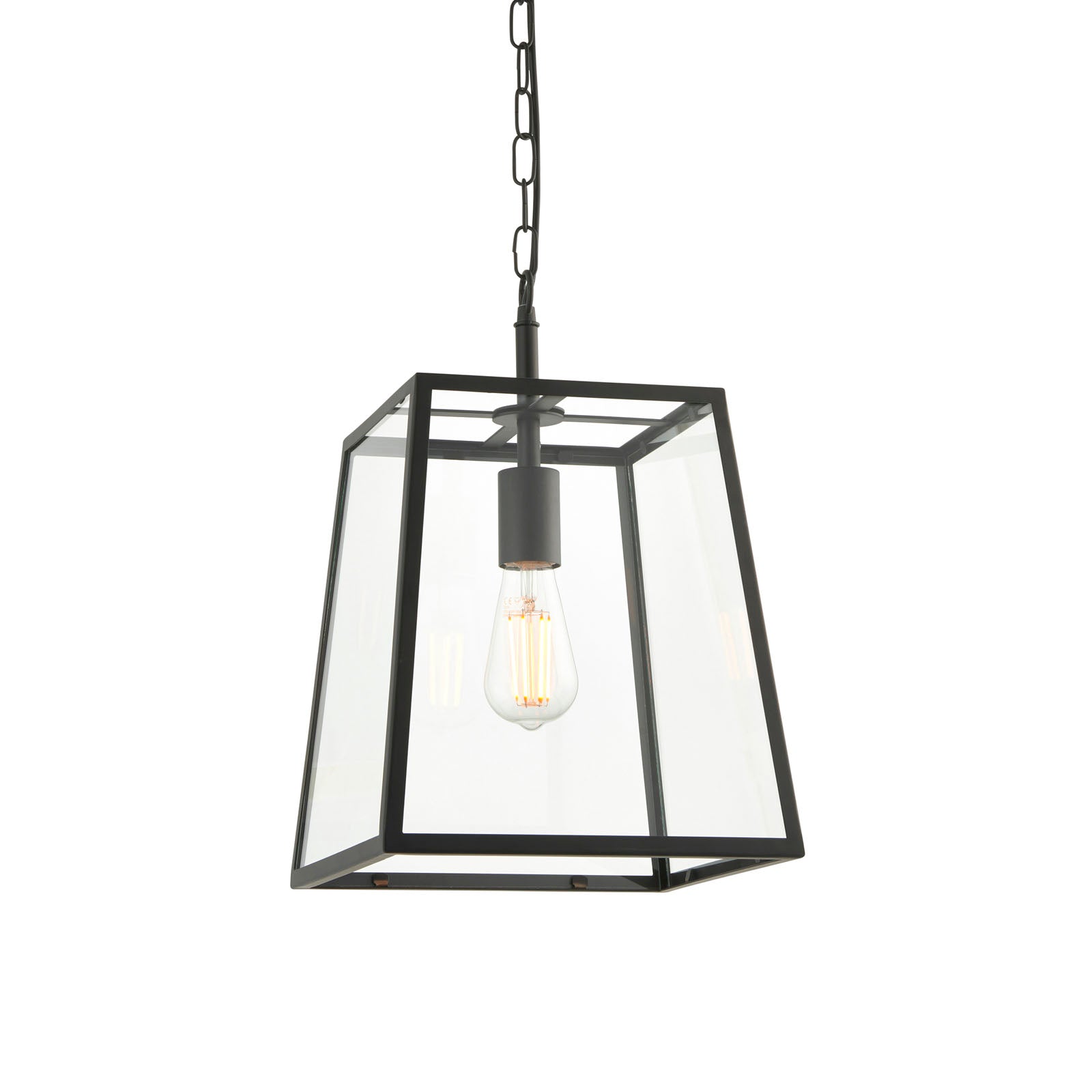 Hurst 1-Light Matt Black Pendant Light