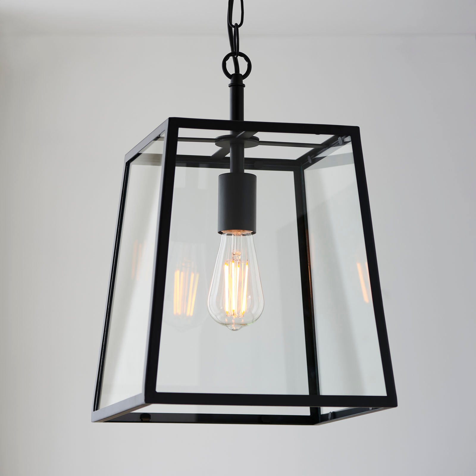 Hurst 1-Light Matt Black Pendant Light