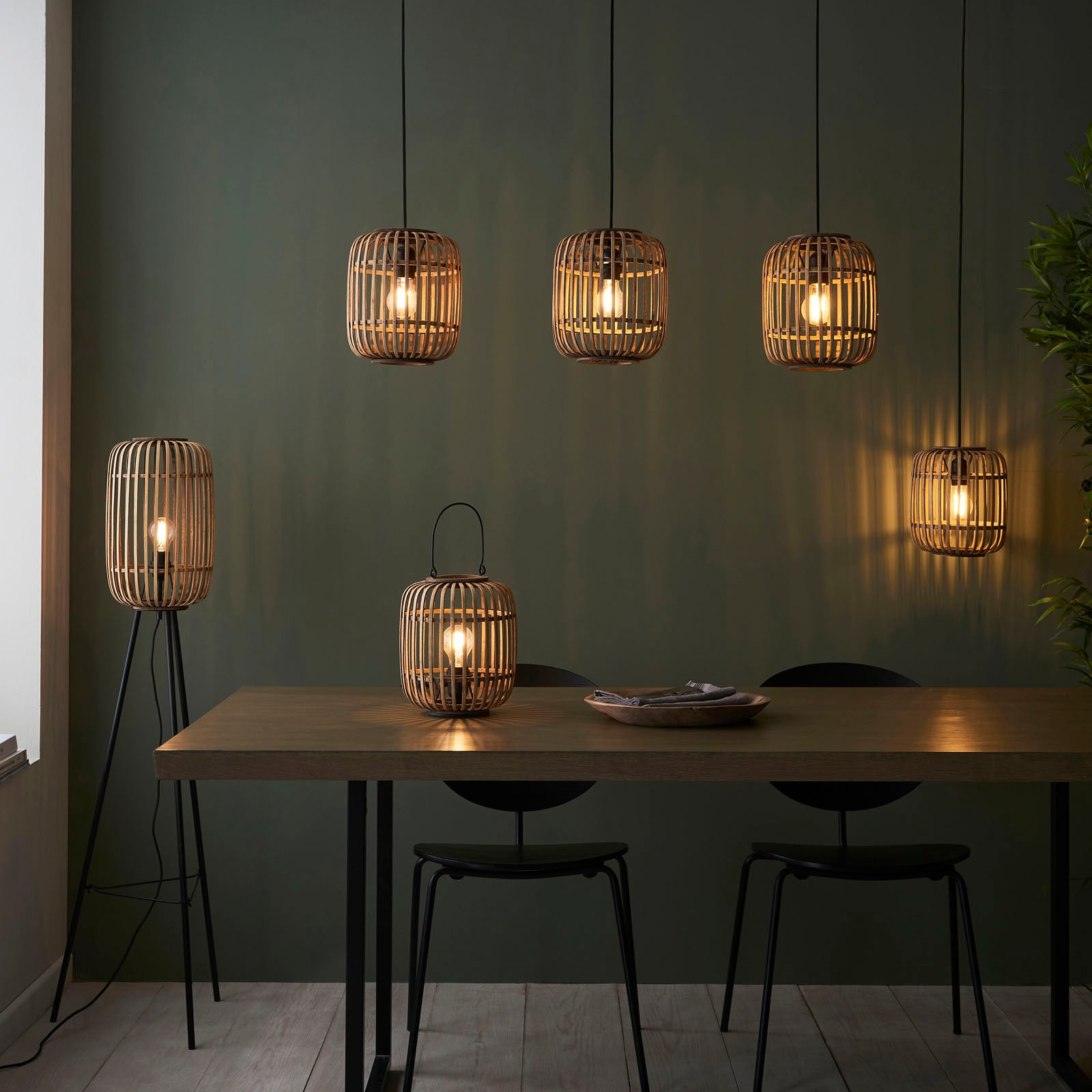 Mathias Light Bamboo Pendant Light