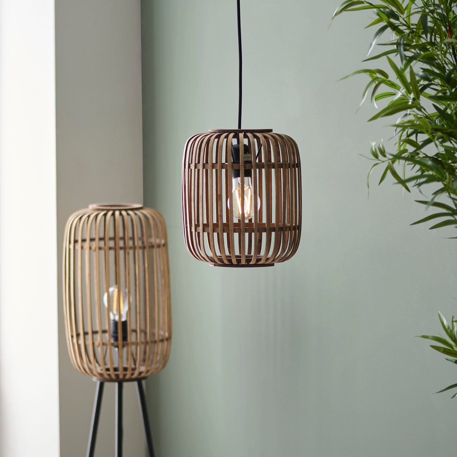Mathias Light Bamboo Pendant Light