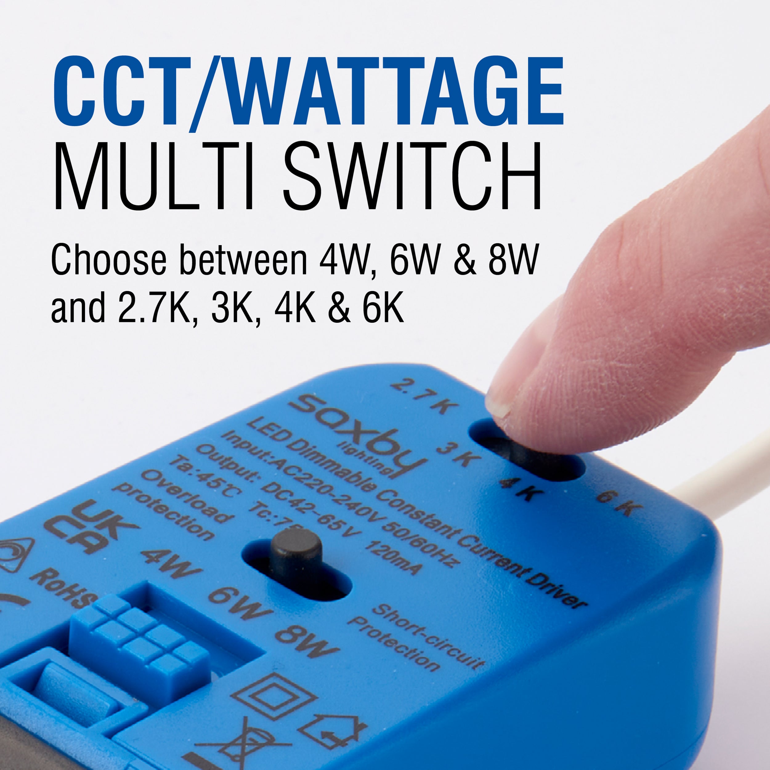 OrbitalPRO 4CCT White IP65 9W