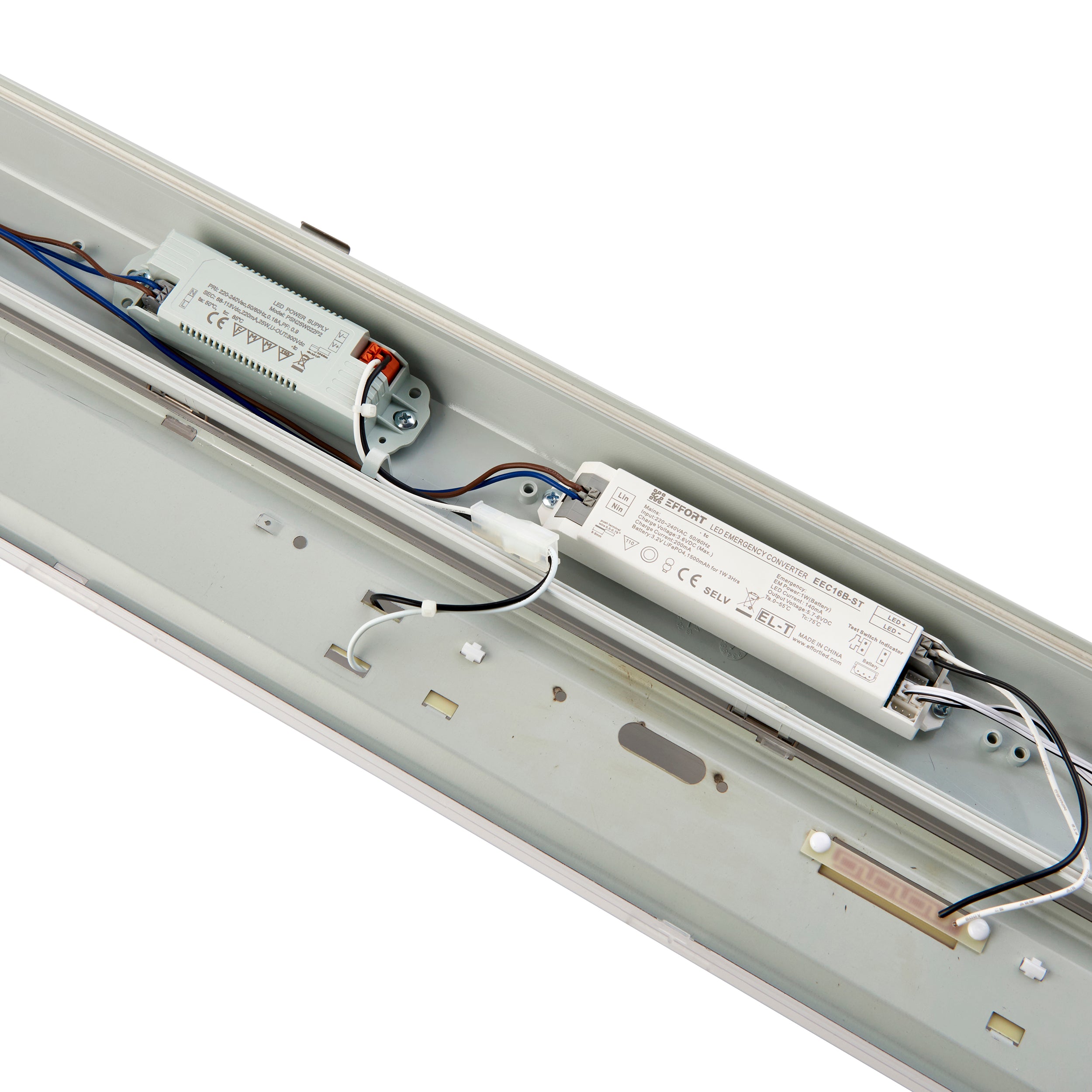 LED Anti-Corrosive batten 4000K 5FT EM EM IP65 24W