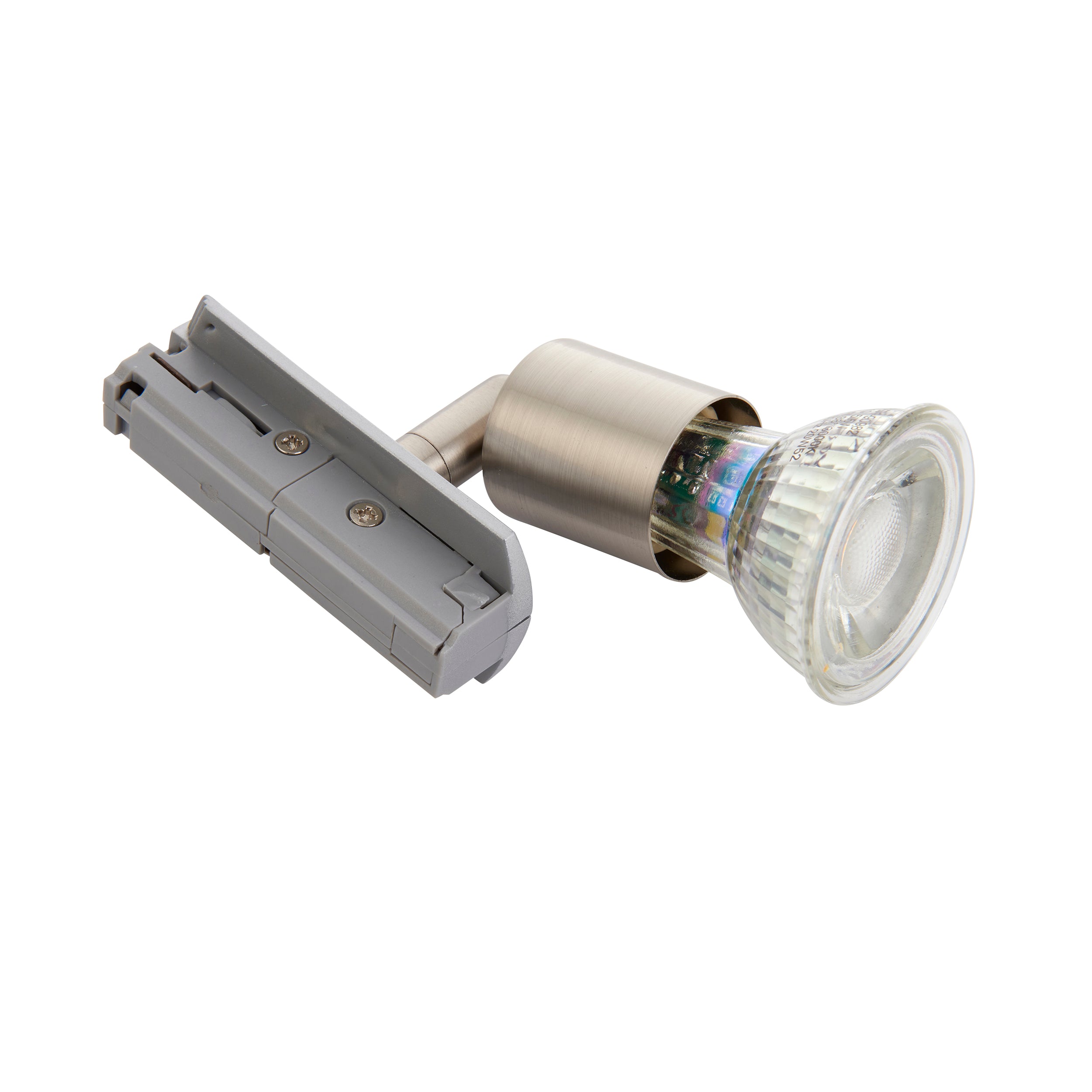 Arezzo Mini track Head satin chrome 35W