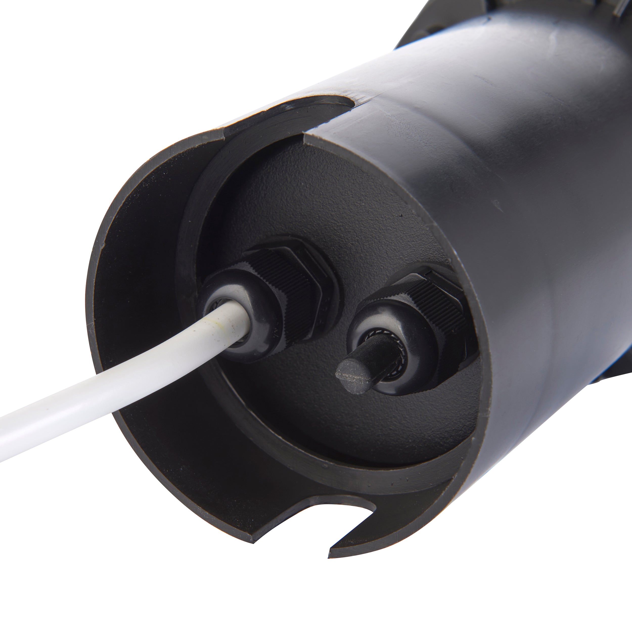 Pillar round Black IP65 50W