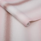 Wild Flower Stripe Blush Wallpaper