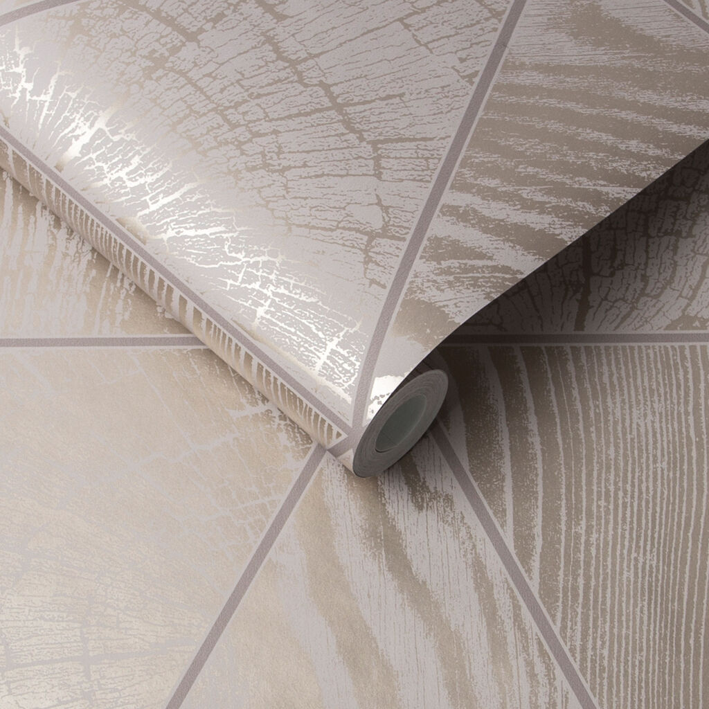 Geo Grain Ash Wallpaper