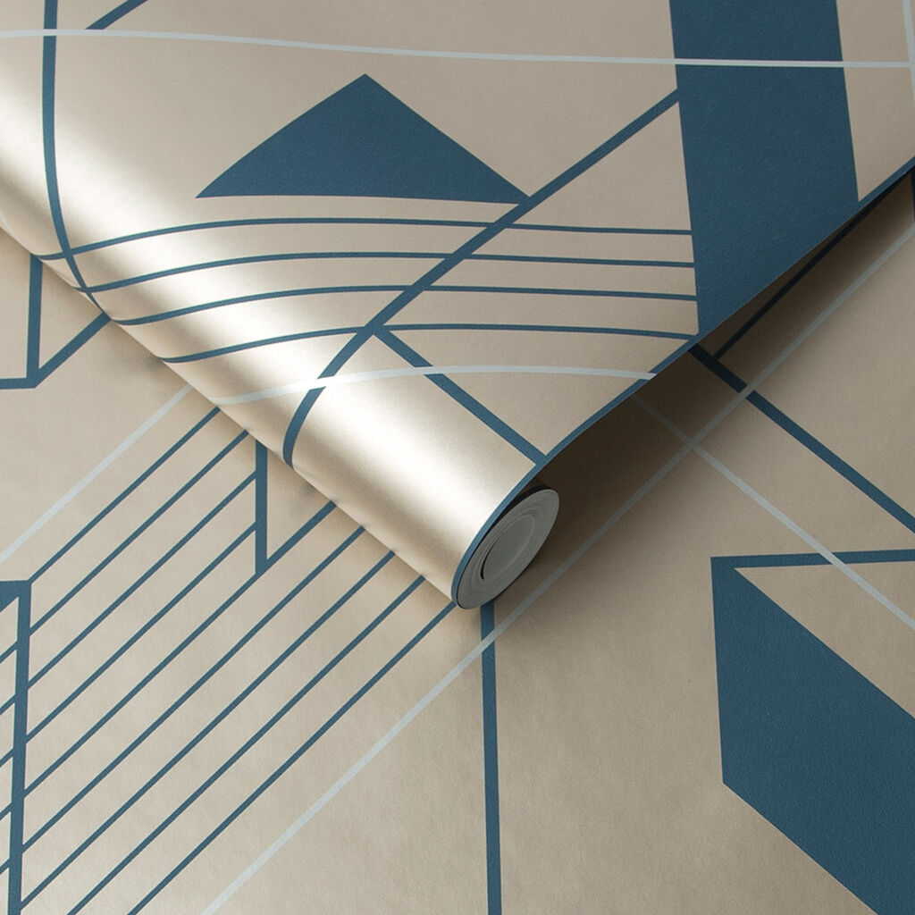 Graphic Cobalt Wallpaper