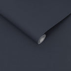 Midnight Navy Plain Wallpaper