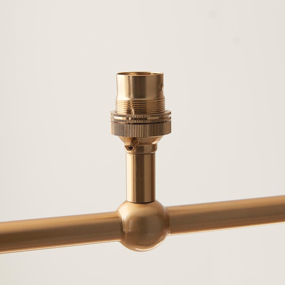 Santiago 4 Light Bar Pendant Aged Brass