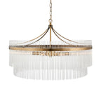 Marietta Grand 7lt Pendant Antique Brass