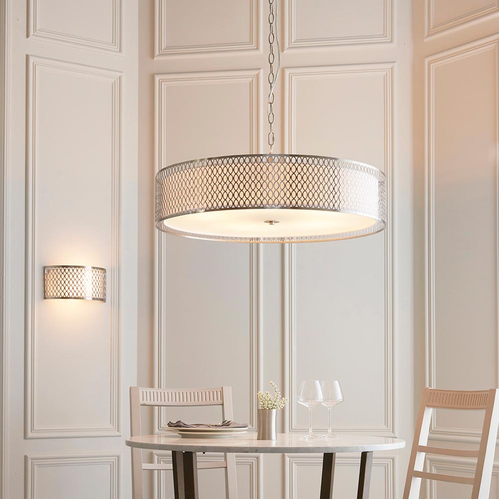 Cordero 5lt Grand Pendant Satin Nickel