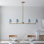 Santiago & Leaf 16cm 4lt Linear Pendant Blue