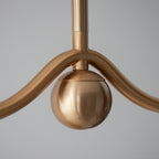 Santiago & Leaf 16cm 4lt Linear Pendant Blue