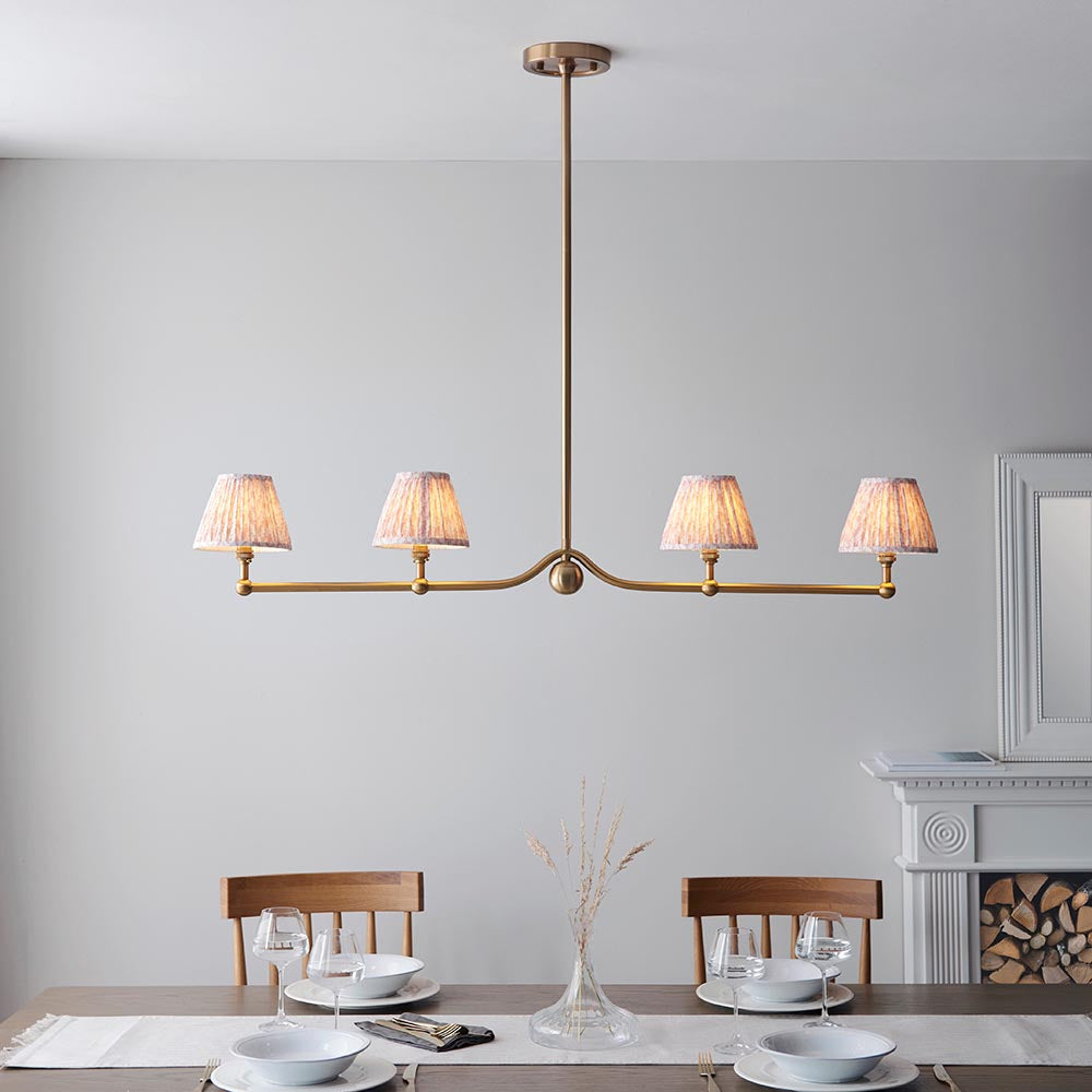 Santiago & Leaf 16cm 4lt Linear Pendant