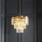 Conaston 7 Light Pendant Aged Brass