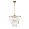 Conaston 7 Light Pendant Aged Brass
