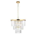 Conaston 7 Light Pendant Aged Brass