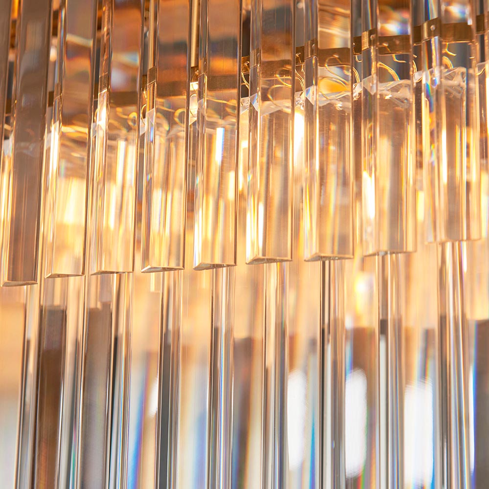 Conaston Aged Brass 4 Light Bar Pendant