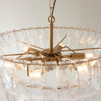 Montrose 6 Light Pendant Aged Brass