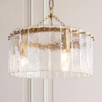 Karine 3 Light Pendant Aged Brass