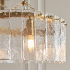 Karine 3 Light Pendant Aged Brass