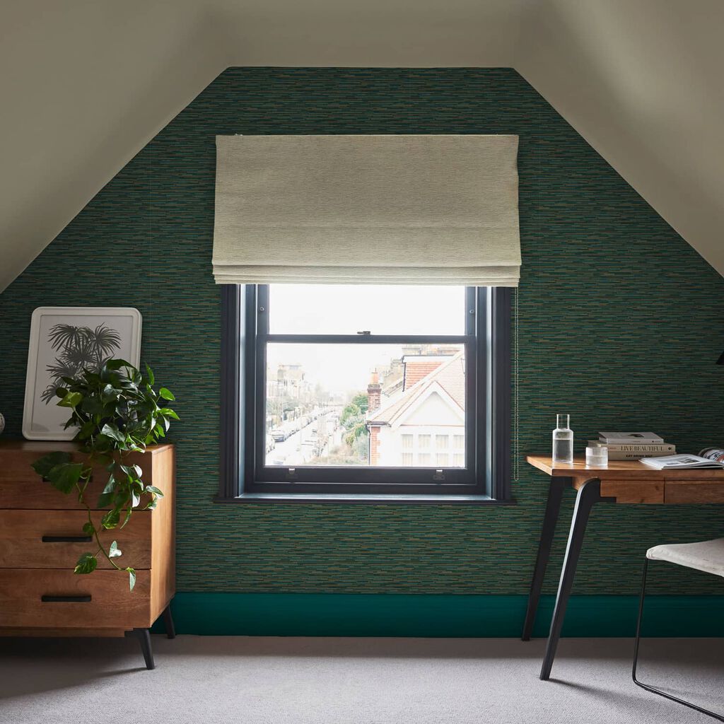 Empress Grasscloth Teal