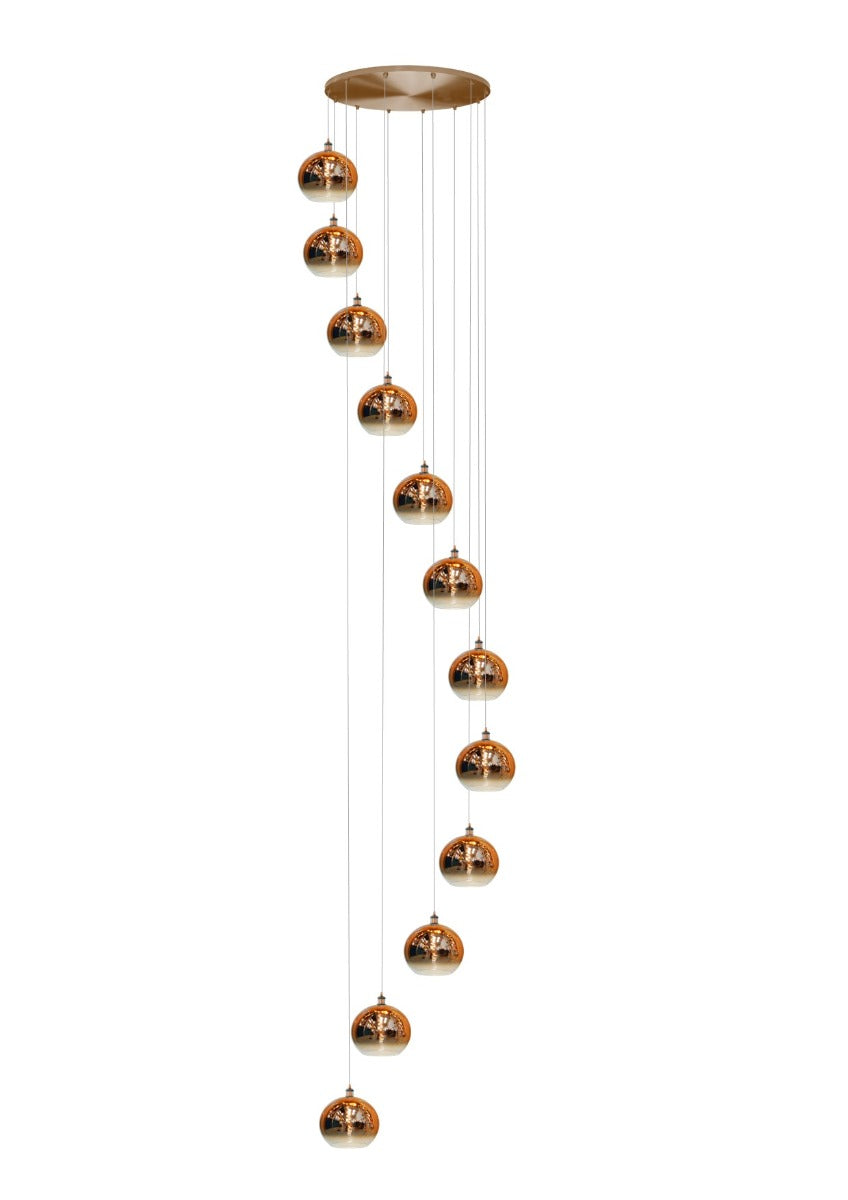 HYDRUS Cluster 12 light Helix - Rose Gold