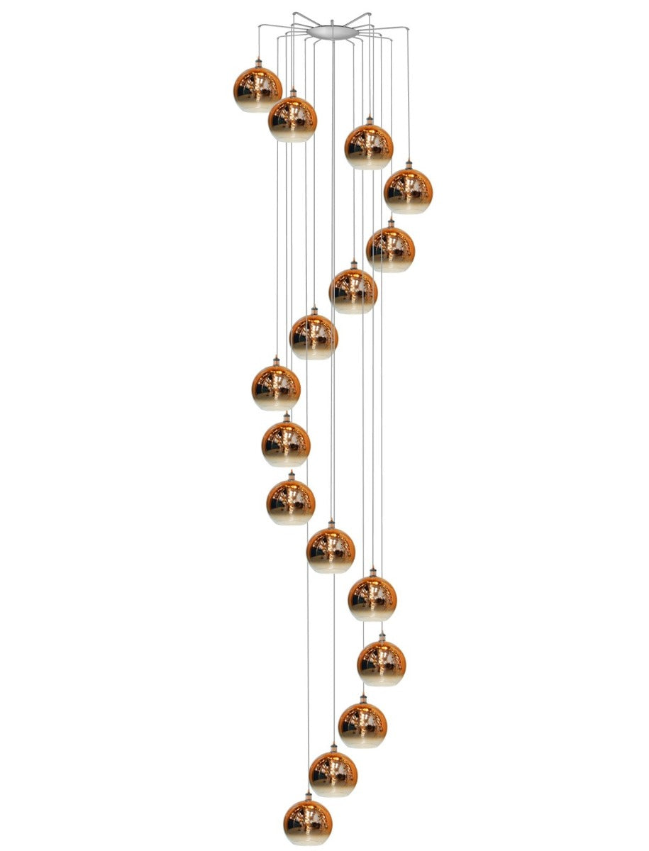 HYDRUS Cluster 16 light Helix - Rose Gold
