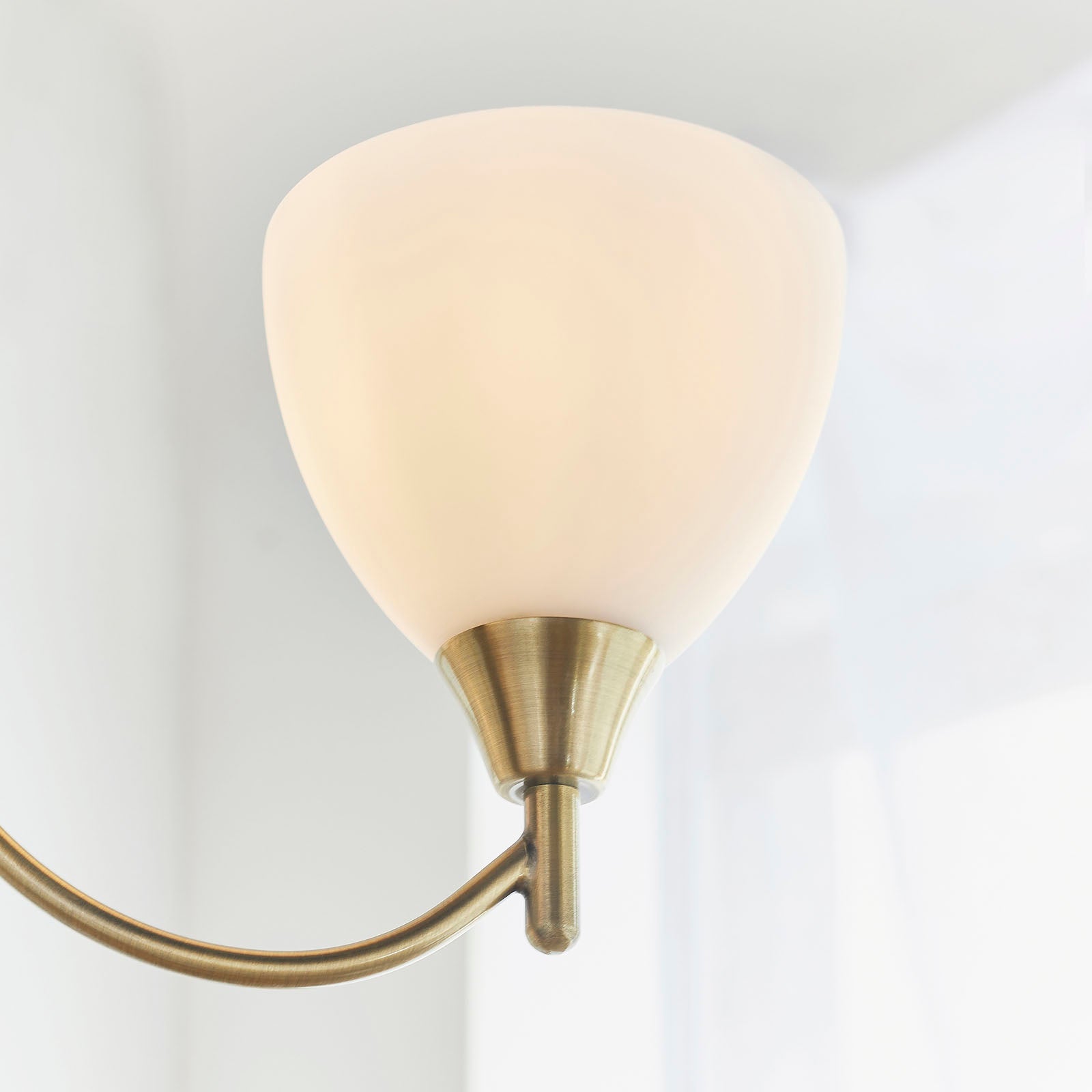 Alton 3-Light Pendant: Convertible (Antique Brass & Glass)