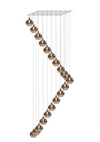 HYDRUS Cluster Glass 16 light Rectangle Random