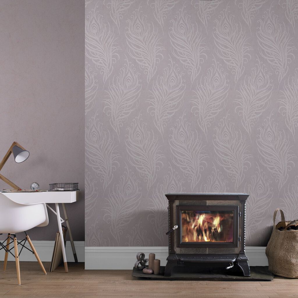 Tranquil Mulberry Wallpaper